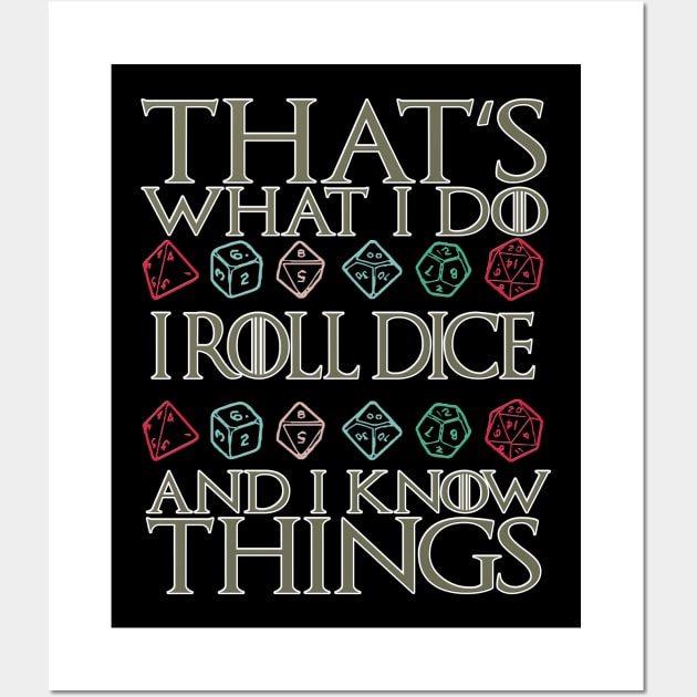 DND That's What I Do Wall Art by Bingeprints